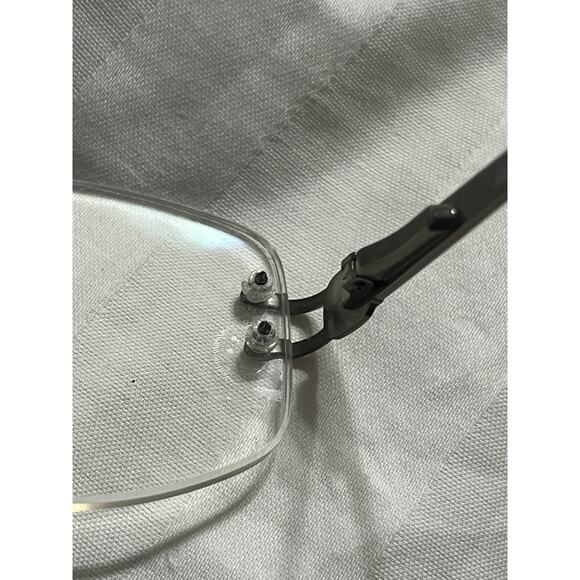 Salvatore Ferragamo 1597 Rimless Eyeglasses Frames Only 55-17 130 Made In Italy - Picture 10 of 10